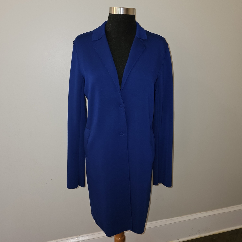 Long Blazer Stretch Coat